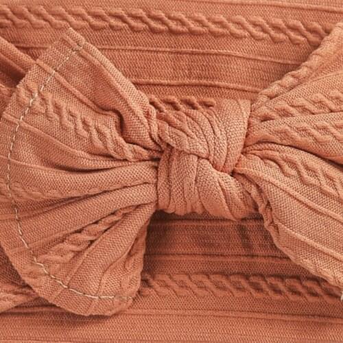 1pcs Cable Baby Headband for Newborn Bow Headwear 32 Colors Baby Girl Hairband for Kids Elastic Headwrap Nylon Hair Accessories