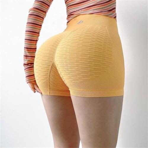 Workout Gym Shorts Scrunch Butt Cycling Sport Shorts Fitness Yoga Shorts High Waist Push Up Booty Sport Shorts