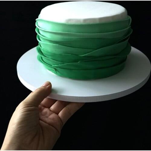 SWEETGO Cake PVC Chevron board cake tools for Macaron tower/fondant cake bakeware backing tools 10/12inch cake