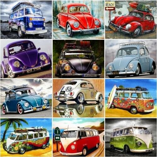 HUACAN Diamond Painting Landscape Full Square 5D DIY Diamond Embroidery Sale Car Picture Of Rhinestone Mosaic Home Decor Gift