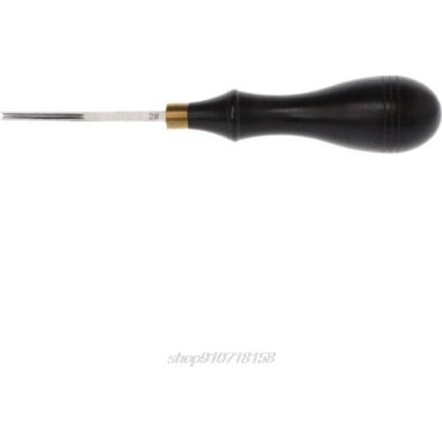 Leather Edge Creaser Steel Blade Ebony Blackwood Shallow Groove Craft Mark Tool O27 20 Dropshipping
