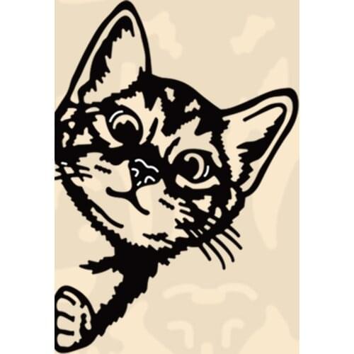 New arrival 2021 Animal Cute Cat Metal Cutting Dies Stencils Scrapbooking For Make Photo Album Card Decorative Craft Die Cut