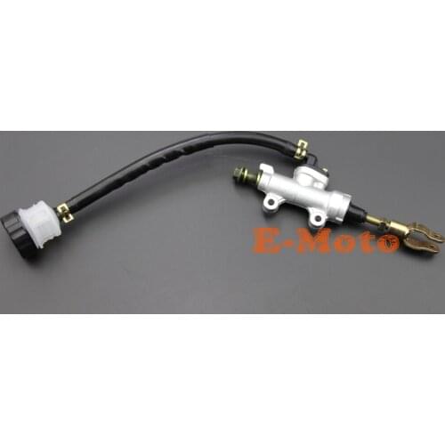 Motorcycle Dirt Pit Quad Sportbike ATV Rear Foot Brake Master Hydraulic Cylinder Pump With Reservoir