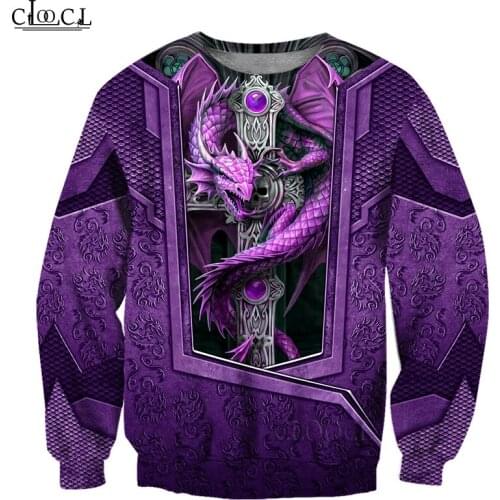 HX Newest Tattoo and Dungeon Dragon 3D Print Men Women Sweatshirt Fashion Hip Hop Long Sleeve Harajuku Tops Drop Shipping