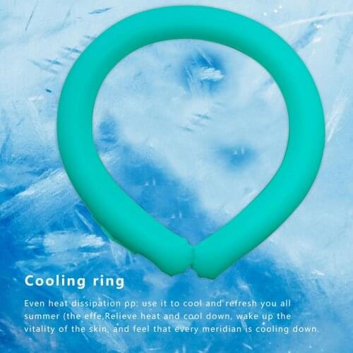 Neck Cooling Tube Wearable Safe Reusable Neck Ring For Hot Summer Unisex Neck Cooling Ring Summer Relieve Heat Ice Tubes