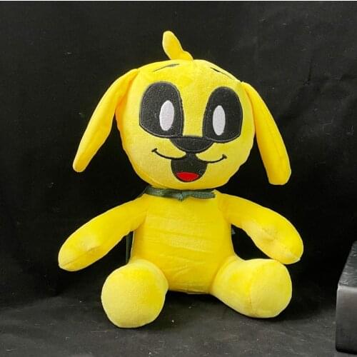 10pcs/lot Wholesale Price Mikecrack Mike-Crack Plush Toys Yellow Dog Soft Stuffed Dolls For Kids Children Birthday Gift 25cm