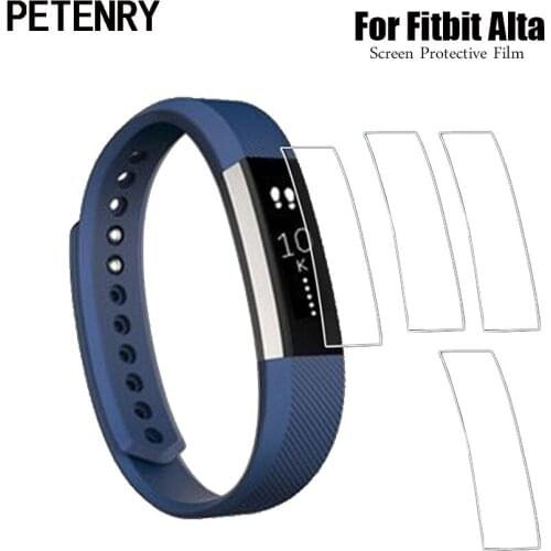 Full Cover Clear Screen Protector Film for Fitbit Alta HR Bracelet Ultra Thin HD High Definition TPU Material Protective Film