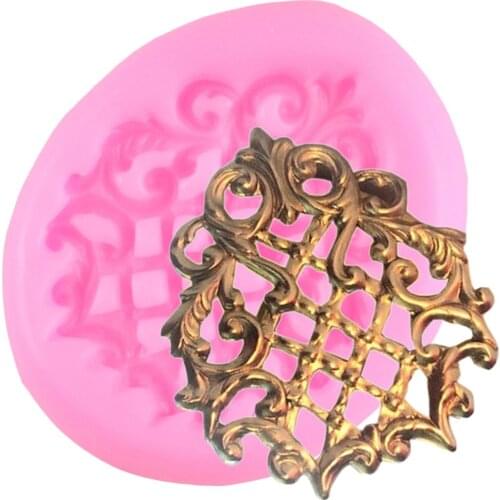 Relief Cake Border Silicone Mold Flower Lace Fondant Mould Cake Decorating Tools Candy Polymer Clay Chocolate Gumpaste Moulds