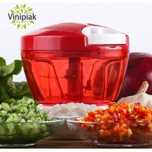 Manual Vegetable Garlic Speedy Chopper Hand Pull Food Chopper Onion Nuts Grinder Kitchen Fruit Food Processor Portable Mincer