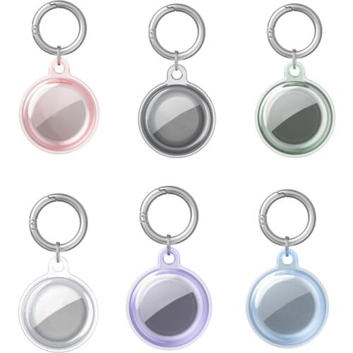 Silicone Case Protective Sleeve Locator Tracker Anti-lost Device Keychain Protective Sleeve Hot For Air Tag Airtags Airtag Case