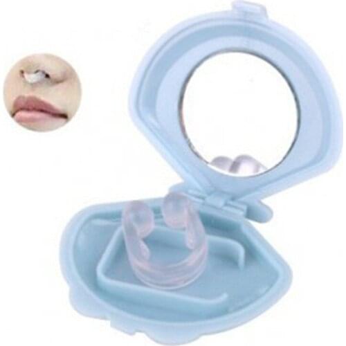 Hot Silicon Anti Snore Ceasing Stopper Ventilation Nose Clip Health Sleeping Aid Equipment Stop Snoring