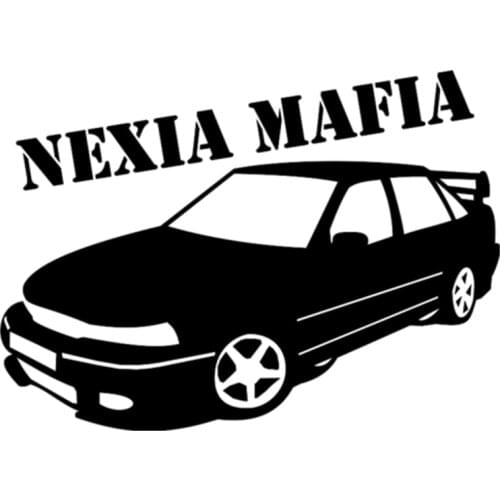 SZWL Creative Car Sticker for Daewoo Nexia Mafia Auto Stickers Waterproof Cover Scratch Decal Vinyl,20cm*14cm