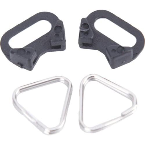 Camera Strap Triangle Split Ring Adapter+Cap for Fuji Lecia Nikon Canon