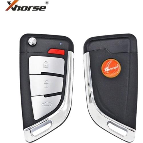 Xhorse XEKF20EN Universal Super Remote Key Knife Flip Style 4 Buttons Built-in Super Chip