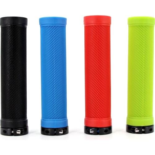 Bike Grips MTB Mountain Handle Grips Handlebar Ultra Light Single Side Locking Sponge Handgrip Folding Bicycle Bike Part