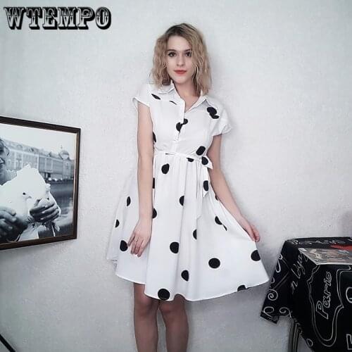 WTEMPO White Summer Dresses