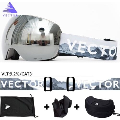 Women Winter Ski Goggles with UV400 Anti-fog Double Lens Big Spherical Glasses Men Snow Snowboard Ski Glasses