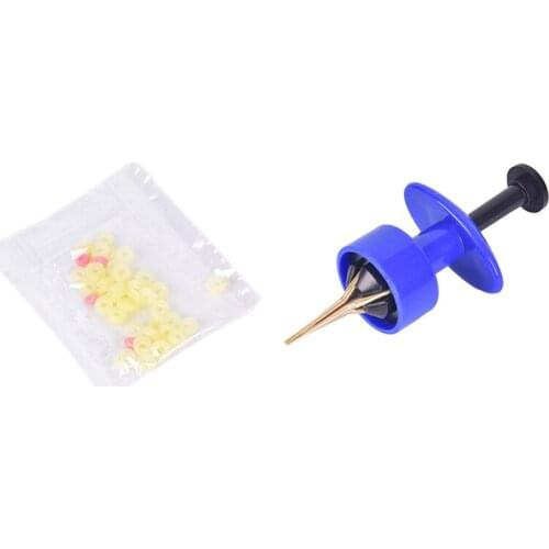 1Pcs Assisted Bloodworm Lure Granule Angleworm Clip Carp Fishing Bander Pellet Plier Worm Lobworm Maggots Load Tool