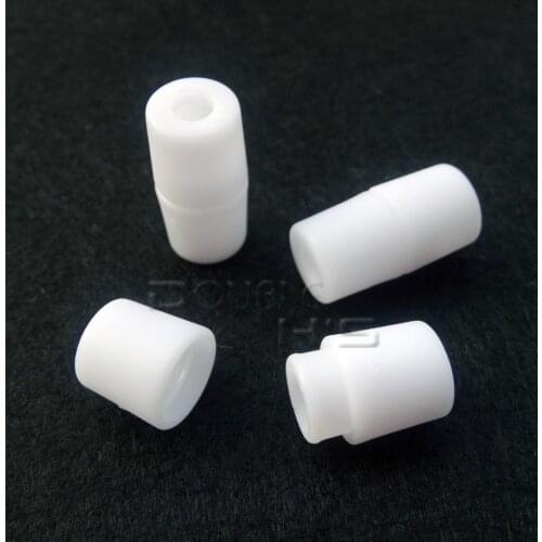 500pcs/lot White Plastic Lanyard Safety Breakaway Pop Barrel Connectors For Paracord & Ribbon Lanyards
