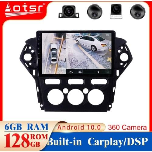 Android10.0 6G+128GB ROM FOR Ford mondeo MK4 2011-2013 Car Stereo Radio Multimedia Video Player Navigation GPS Built-in carplay