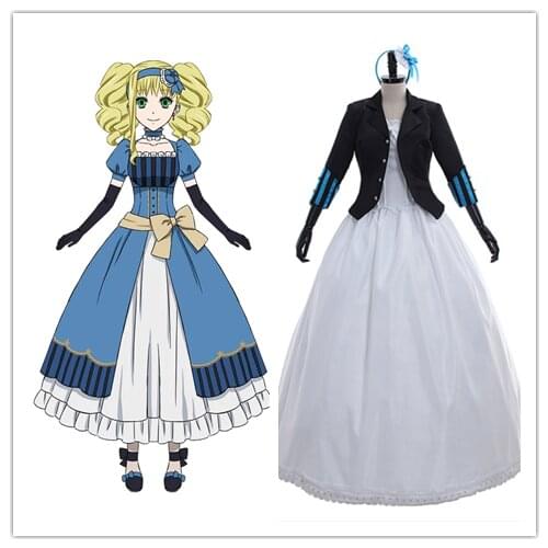 Anime Black Butler Book of the Atlantic Elizabeth Midford Cosplay Girls Women Fancy Dress Halloween Carnival Costume