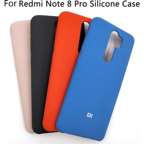 XIAOMI Redmi Note 8 Pro/8T Case Liquid Silicone Protect Shockproof Soft Back Cover for XIAOMI Redmi Note 8/8T/8 Pro Phone Case