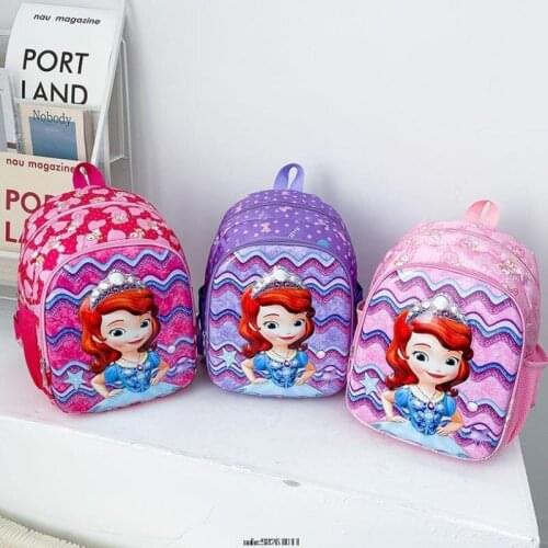 Disney Frozen Elsa Childrens Backpack Kids School Backpack School Bags Girl Waterproof Primary Schoolbags mochila infantil New