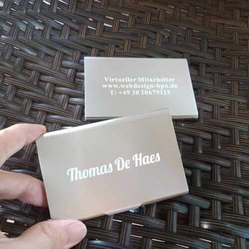 Hilogogifts Metal Business Card Holders