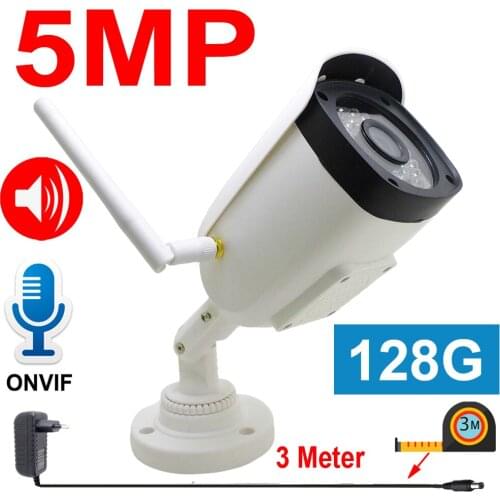 IP Camera Wifi 128G Two-way voice intercom Outdoor Waterproof Cctv Security Ipcam Infrared Night Audio Ipc Home Wireless Camera