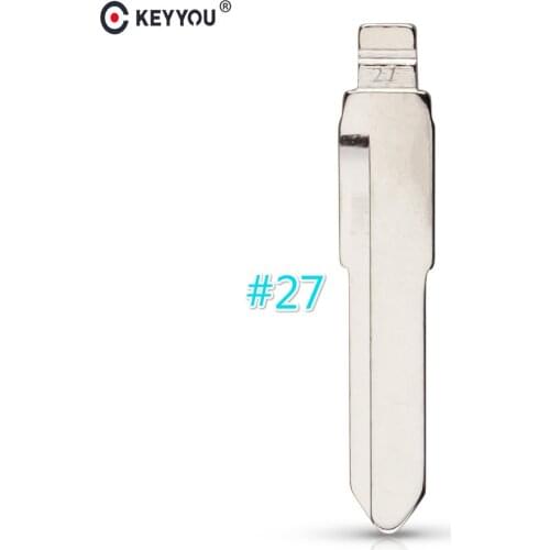 KEYYOU No.27 Remote Car key Replacement for Mazda M3 M5 M6 Replacement Flip Floding Remote Key Blade Car key Blank