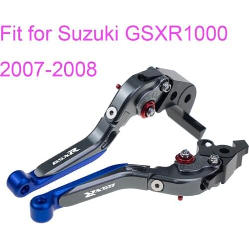 KODASKIN Left and Right Folding Extendable Brake Clutch Levers for Suzuki GSXR1000 2007-2008 gsxr1000