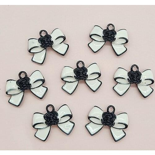 10 pcs/lot Creative Bow Tie Accessories Ornaments Earrings Jewelry DIY Accessories Handmade Hair accessories clothing for Lady