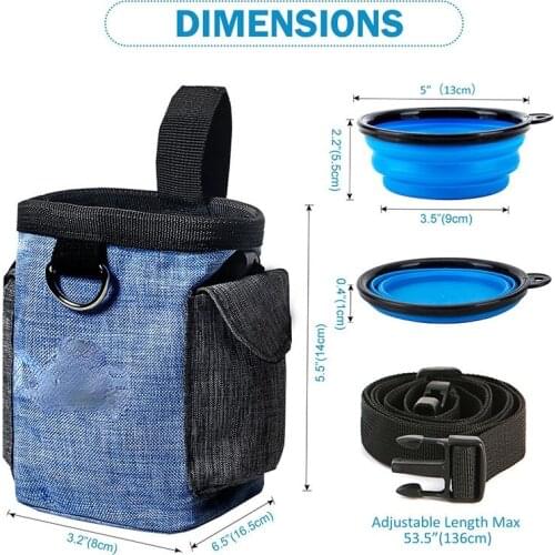 Pet dog training bag food bag garbage bag snack bag dog dog training bag The dog is easy to carry and use