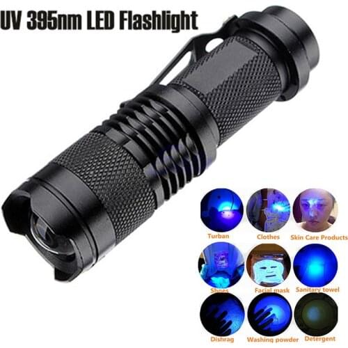 Mini XML-T6 LED Zoom Torch Adjustable Waterproof Penlight Clip Pocket Handy Flashlight Fishing Zaklamp Small Zoomable Torch