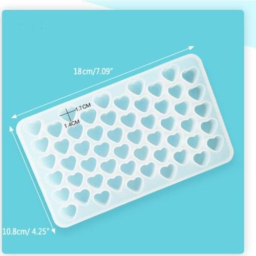 Mini Heart Shape Jewelry Mold Silicone Epoxy Resin Casting Pendant Crystal Molds