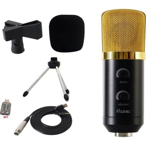 ML-F100TL USB Condenser Microphone Professional Microphone for Recording Karaoke Radio Studio Microphone for Computer