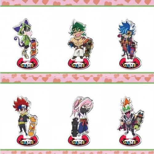Japan Anime SK8 the Infinity SK EIGHT Acrylic Stand Model Cartoon Desktop Toy SHADOW Chinen Miya Hasegawa Ranga Kyan Reki