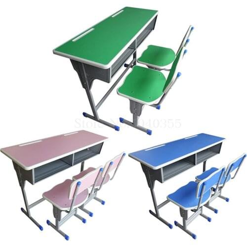Single primary and secondary school childrens desks and chairs desk counseling class study table training table factory direct
