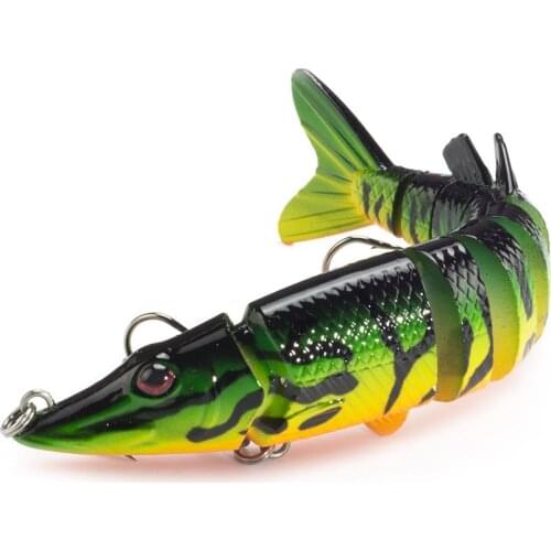 1pcs Multi Jointed Artificial Swim Bait Fishing Lures Artificial bait 20g Sinking Wobbler swimbait jointed lure crankbait Tackle