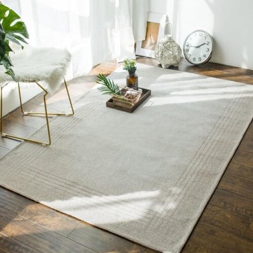 Simple Nordic Pastoral Carpet Living Room Coffee Table Floor Mats Super Soft Rugs Bedroom Washable Carpet And Rectangle