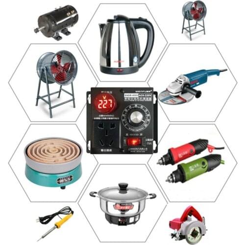 4000w Silicon High power Controller Electronics Regulator Fans Electric Machinery Adjust speed controller Organ 220V