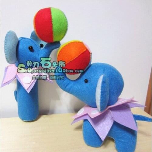 Stereoscopic small animal doll Felt kit Non-woven cloth Craft DIY Sewing set Felt Handwork Material DIY needlework supplies