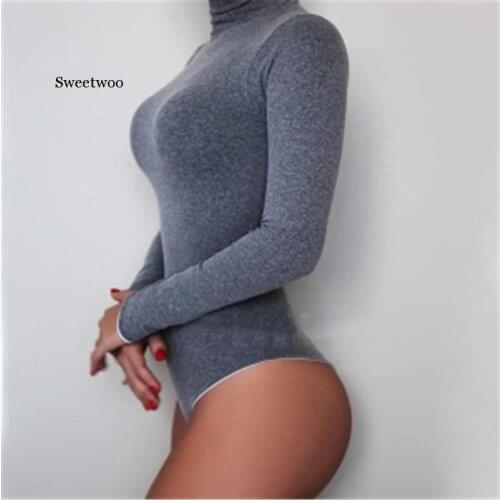 Женские водолазки боди SWEETWOO China At AliExpress