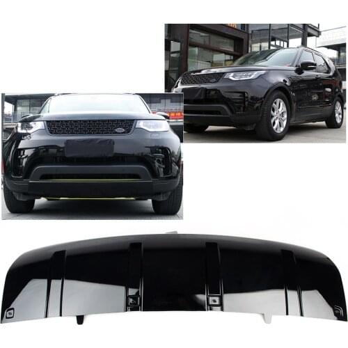 For Land Rover Discovery 5 L462 2017 2018 2019 Car Front Bumper Protection Guard Lower Skid Plate Cover Gloss Black