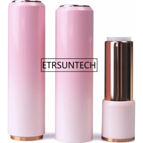 100pcs 12.1mm Round Plastic Professional Pressed Lipstick Tube, Lip Beauty Makeup Lip Balm Container, Lip Rouge Bottle F2665