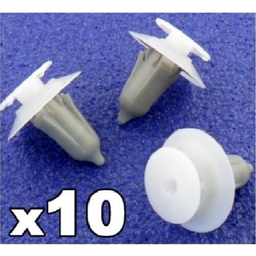 10x For Land Rover Mk2 Discovery Plastic Trim Clip- Rear Bumper Corner Cover Clip