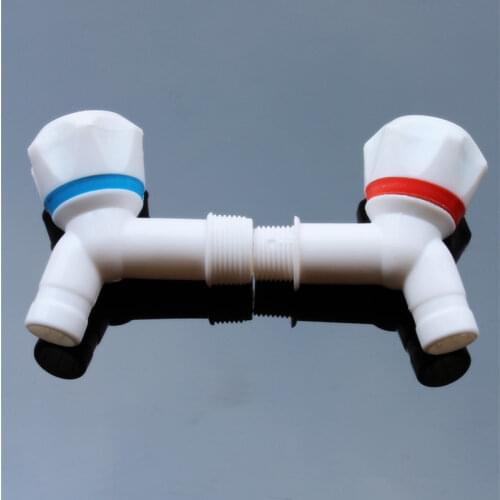 100Pcs Plastic Knob Water Faucet Washing Machine Faucet Knob Type White Simple Household Tap