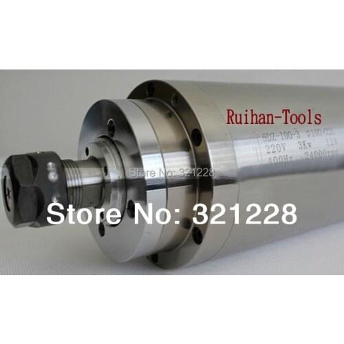 3KW WATER-COOLING HIGH SPEED HIGH PRECISION SPINDLE MOTOR NUMERICAL ENGRAVING/GRINDING/MILLING