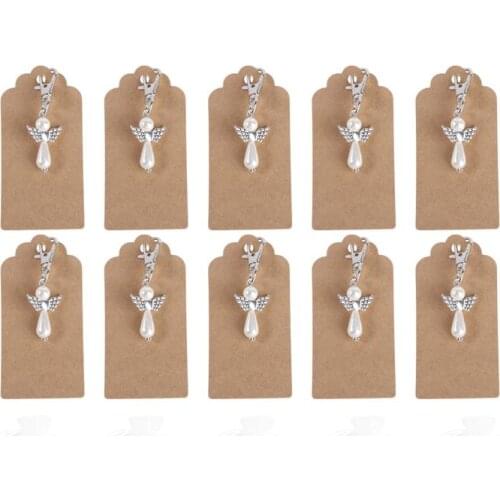 30 Pcs 1 Set Creative Key Rings Decorative Angel Wings Keychain Set Tags Unique Car Hangings Wedding Birthday Party Giveaway