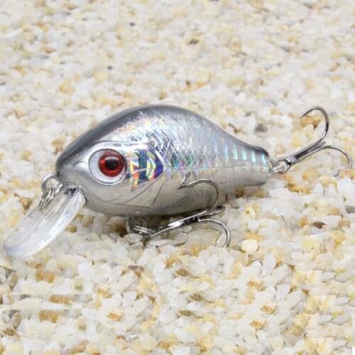 5.5cm 8g Black Minnow Wobblers Pike Fishing Lure Artificial Bait Hard Swimbait Mini Crankbaits Fsihing Tackle Lures